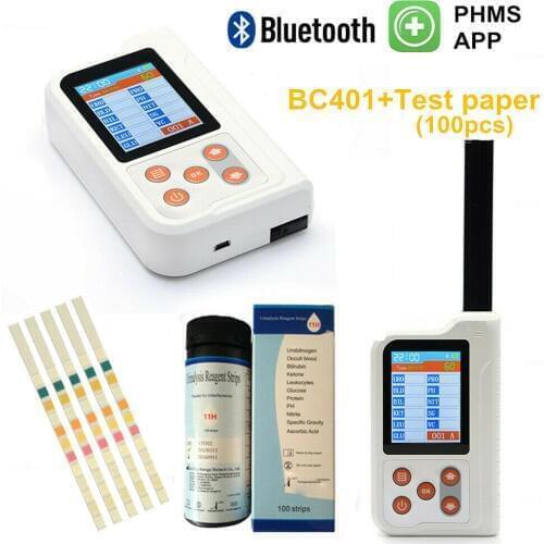 Contec New Digital Urine Analyzer 11 Parameters BC401 with 100 pcs Test Strips