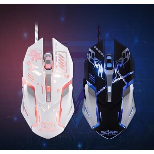 Anime Azur Lane USS Laffey BLACK ROCK SHOOTER USB Computer Mouse Cosplay Wired Light Optical Gamer Gaming Mice Mouse Xmas Gifts