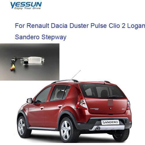 Vehicle rear View camera For Renault Dacia Duster Sandero 2013 Pulse Clio 2 Logan Sandero Stepway car License Plate camera