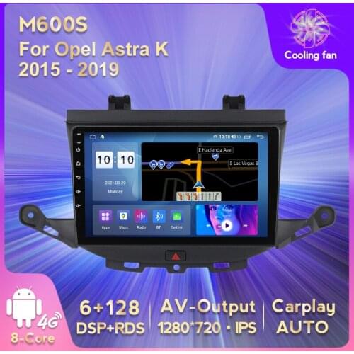 IPS HD 1280*720 Android 11 Car GPS Navigation DVD Multimedia Player for Opel ASTRA K 2015 - 2019 BT Stereo Player Carplay AUTO