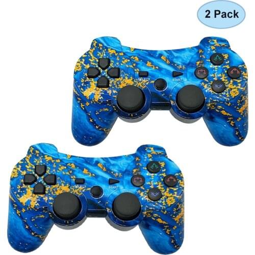 Wireless PS3 Remote Controller For Sony Playstation 3 Console Controler Game Joystick Joypad 2 Pack with USB Cable