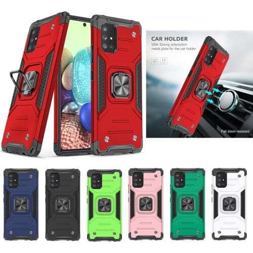 For Samsung M51 Case Magnet Ring Armor Case For Samsung Galaxy M51 SM-M515F/DSN M31 S M21 M11 M60S M80S Shockproof Cover Funda