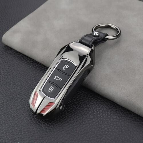 Zinc Alloy Car Key Case Key Cover For Geely Atlas Boyue NL3 EX7 Emgrand X7 EmgrarandX7 SUV GT GC9 borui