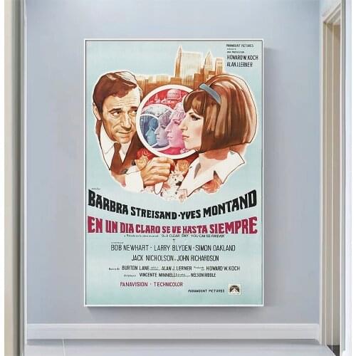 CP1116 On a Clear Day You Can See Forever (2) Classic Hot Movie Print Silk Fabric Poster Indoor Wall Art Decor Gift
