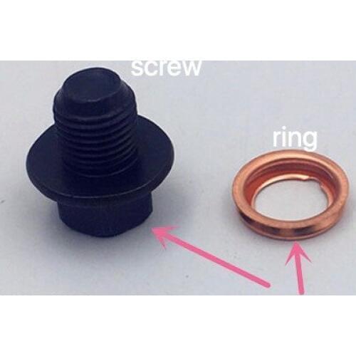 For Nissan Qashqai Xtrail Teana New Sylphy sunny TIIDA MARCH Murano oil drain screw gasket copper ring