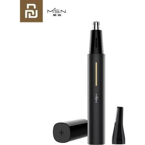 Youpin MSN Electric Ear Nose Hair Trimmer Double Head Nasal Hair Cleaner Rechargeable Hair Removal Eyebrow Trimmer