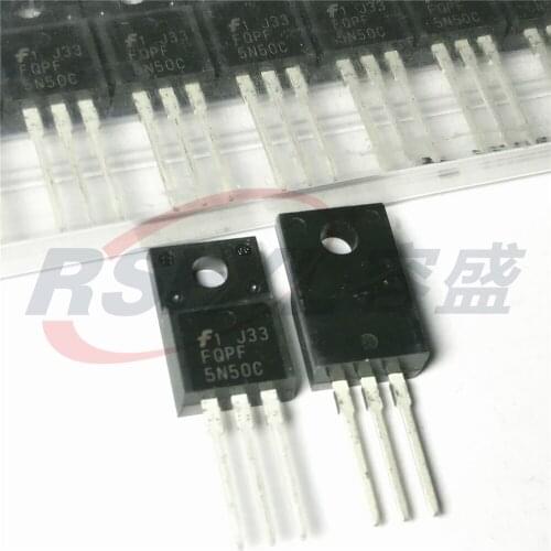 FQPF5N50C FQPF5N50 5N50 5A 500V TO-220F new original 10pcs/lot