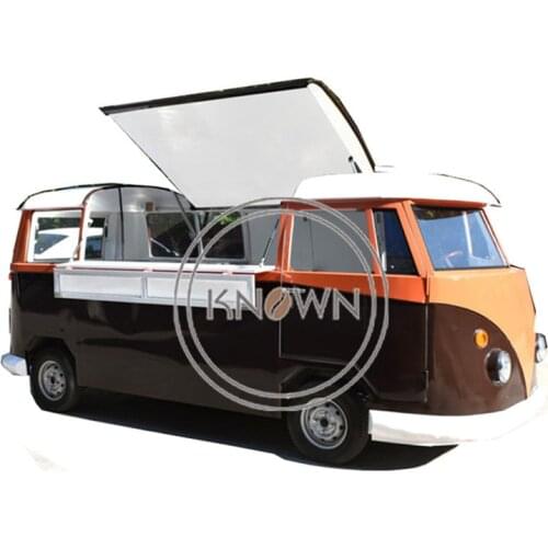 4 Wheels Food Truck Mobile Kitchen Street Catering Trailer Coffee Bubble Tea Hotdog Food Cart Park Vending Kiosk