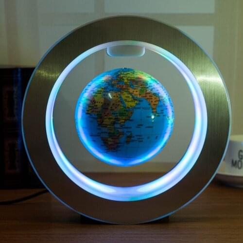 4inch Magnetic Levitation Globe Luminous Self Rotating Study Decoration Company Creative Gift UK Plug US Plug EU Plug AU Plug