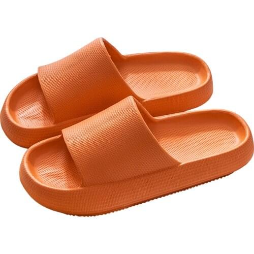 Women Thick Platform Slippers Leisure Female Floor Slides Shoes for Indoor Bathroom Summer Soft EVA Anti-Slip Sandals Breathable