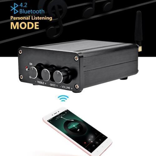 Tpa3116 Digital Audio Amplifier 2.0 Hifi Bluetooth 4.2 Class D Stereo High Power Amp 100Wx2 Home Theater
