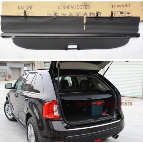 For Ford Edge 2009 2010 2011 2012 2013 2014 2015(Black Beige)High Quality Rear Trunk Security Screen Privacy Shield Cargo Cover