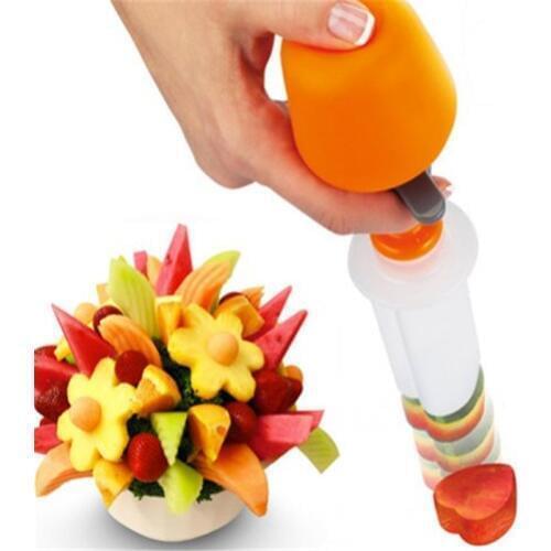 1Set Fruit Salad Carving Vegetable Fruit Arrangements Smoothie Cake Tools Kitchen Dining Bar Cooking Accessories Supplies
