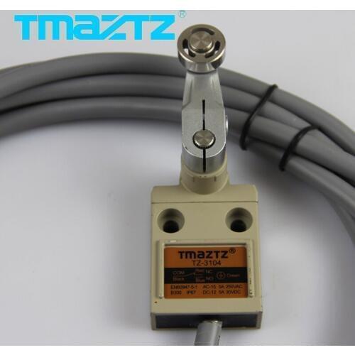 1pcs TZ-3104 Hight Quality Limited Switch Micro Switch silver contacts high accurate IP67,Waterproof,line long 3m