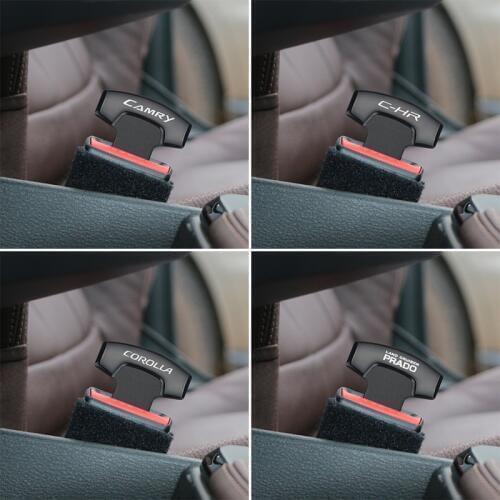 1PCS Safety Belt Buckles Real Trucks Car Seat Safty Belt Alarm Canceler Stopper for Toyota corolla chr camry prado land cruiser