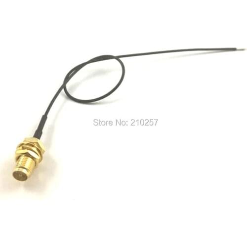 10pcs Extension Cord Nut Bulkhead Rp SMA Jack to Open End Extension Connector Pigtail 1.13 Cable 20cm