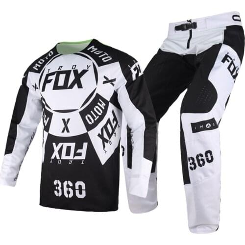 2021 Blue White Mx Racing 180 Racing Prix Jersey Pant Combo MX Motocross Dirt Bike ATV UTV