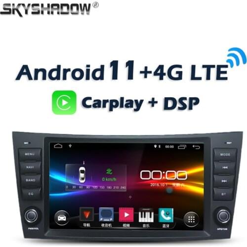 6GB+128GB Wireless Carplay 8" IPS DSP Android 10.0 Car DVD Player GPS WIFI Bluetooth 5.0 RDS Radio For Benz W211 W463 W219 W209
