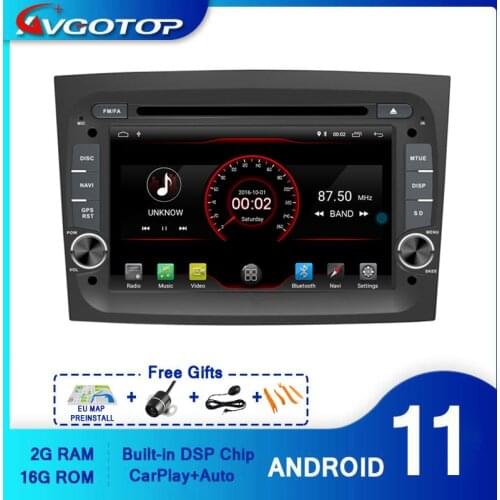 AVGOTOP Android 10 Car Radio Navigation Player for FIAT DOBLO 2015 MP3 MP4 Wifi Vehicle GPS Multimedia