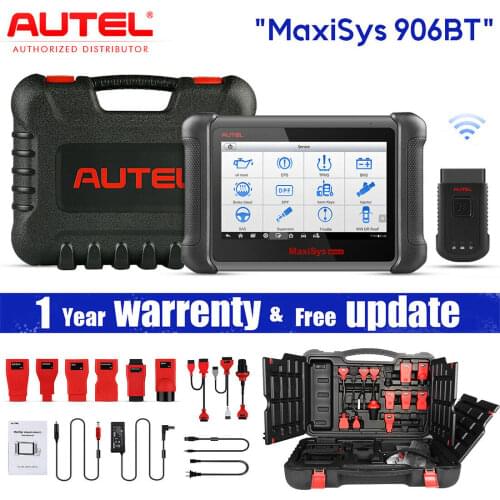 Autel Maxisys MS906BT PRO ECU Coding Super Tablet Scanner Diagnostic Tool MS908P OBD2 Car Accessories Wireless Bluetooth