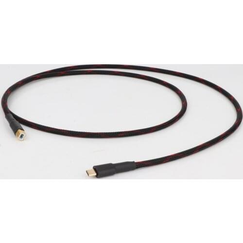 Hi-end USB Type C Cable HiFi USB B To C Audio Data Cable For DAC Mobile Tablet