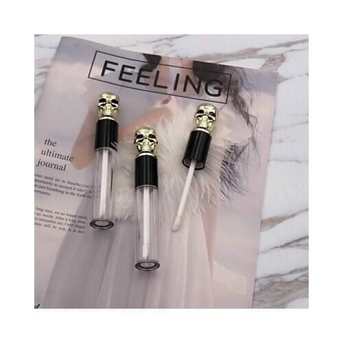 6ml Pretty Empty Lip Gloss Tube Lip Balm Bottle Container Beauty Tool Mini Refillable Bottle Lipgloss Sample Women Girl Gift