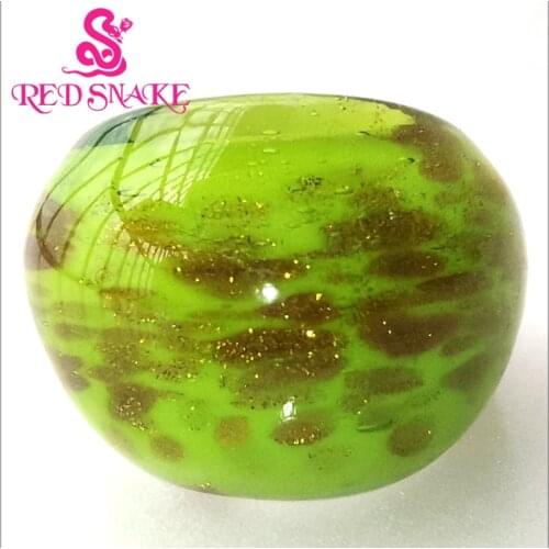 RED SNAKE Brand Fashion Ring Handmade Murano Glass Multifarious Rings RSMG0000#347