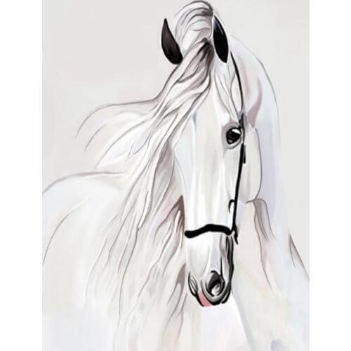 Beibehang Custom wallpaper mural Hand painted white horse Living room sofa background wall paper decorative 3d wallpaper