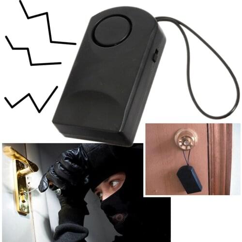 Portable 120 Wireless Touch Sensor Security Alarm Loud Door Knob Entry Alert Anti Theft Scaring Hotel Travel Safety Siren