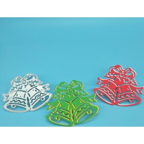 Christmas Bells, Christmas Tree Leaf Metal Cutting Die Scrapbook Paper Gift Card DIY Decoration Forming Template
