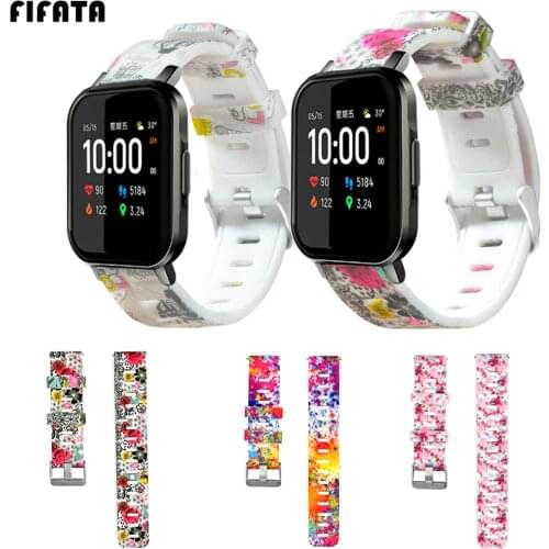 FIFATA Silicone Strap For Haylou LS02 Smart Watch Strap Wrist Band For Haylou LS02 Replacement Watchband Accessories Bracelet