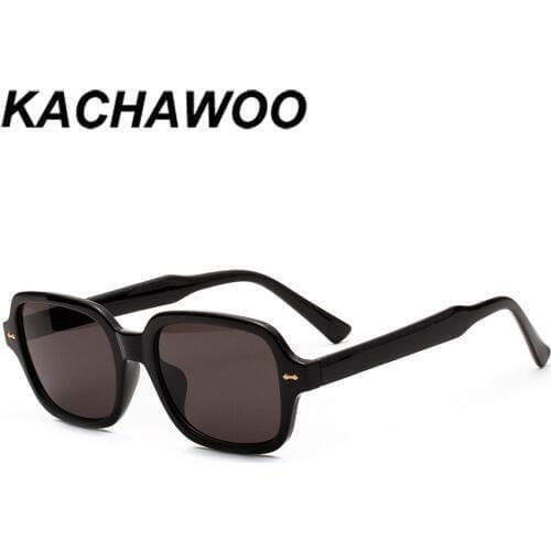 Kachawoo small square sunglasses for women black brown uv400 unisex sun glasses man retro summer best sale 2020 trending hot
