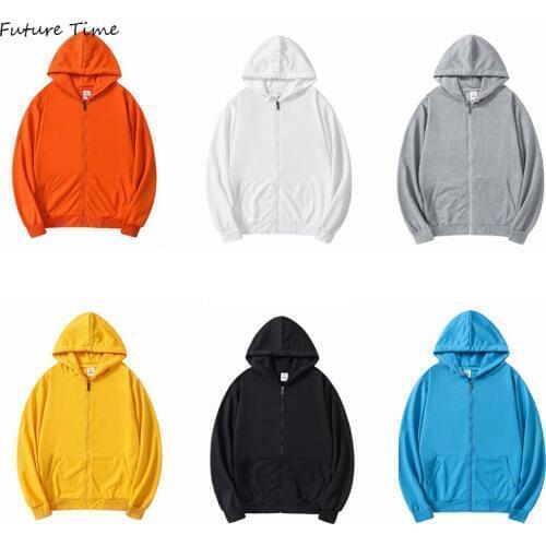 Couples Hoodies Men Male Casual Solid Black Hoodies Sweatshirt Male Hip Hop Streetwear Top Mens Oversized Zip Up Hoodie Women
