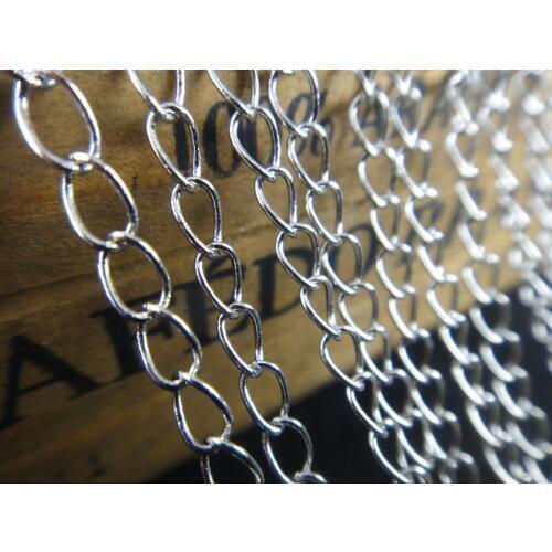 FACTORY 5meters (16ft) 4 Colors 3x5mm Rhodium Brass Extender DIY jewelry Findings accessories body Chain