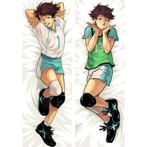 1pcs Haikyuu!! Oikawa Tooru Anime Hugging Body Pillow Case Cover Cosplay Prop Home Decor Pillowcases for Boy 50cm*150cm