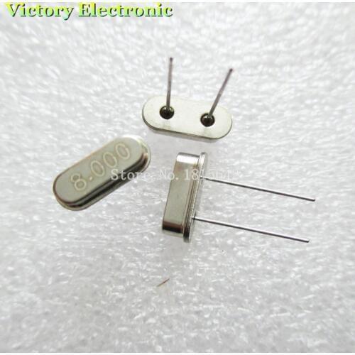 10PCS/Lot Crystal Oscillator Crystal Resonator 8MHz 8M 8.000MHz 8.000M 8.000 49S HC-49S DIP-2 Passive crystal Quartz