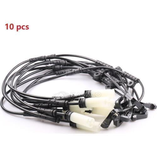 10 pieces Front Brake Pad Wear Sensor Cable Wire 34352282935 For BMW E60 E61 M5 E63 E64 M6