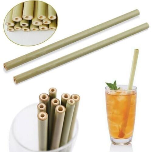 100% Natural bamboo straw 23cm reusable drinking straw eco-friendly beverages straws bar drinking tools party supplies SN1331
