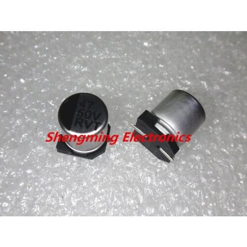20pcs 47uF 50V SMD chip Aluminum Electrolytic Capacitors 6.3x7.7mm 47uF