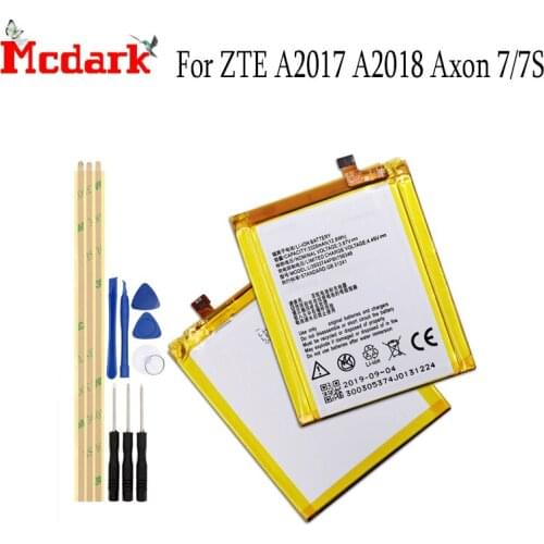 Li3933T44p8h756346 Battery Batterie Bateria Accu 3320 mAh High Quality Back Up Bateria For ZTE A2017 A2018 Axon 7 Axon 7S+Tools