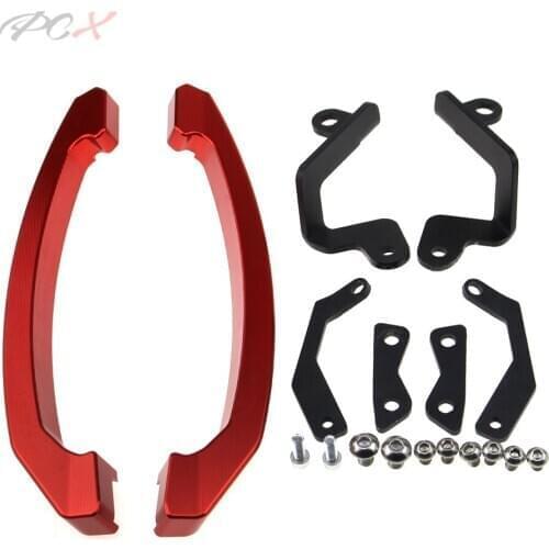 Motorcycle Accessories CNC Rear Passenger Pillion Seat Grab Handle Bar Hand Rail for MT07 MT-07 FZ 07 2014-2017