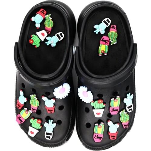 Shoe CharmsShoe Accessories Decorations Plant Cute Cactus Air Force Charms Accessories Garden Shoe Decoration Jibz Kids