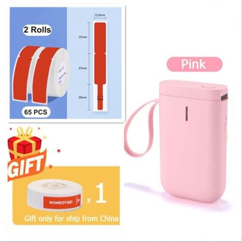 Nimbot d11 Wireless tag printer Handheld Pocket labels bluetooth printer thermal label printer and Cable Label paper
