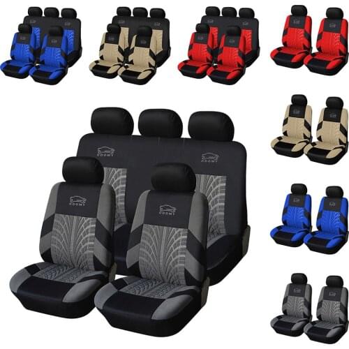 Odomy car seat cover is suitable for car styling seat cover car exterior accessories with car anti-skid tire track details