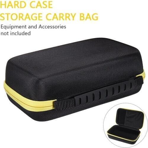 Waterproof Multimeter Hard Storage Case EVA Shockpoof Carry Bag With Mesh Pocket for F117C F17B Digital Multimeter Protection