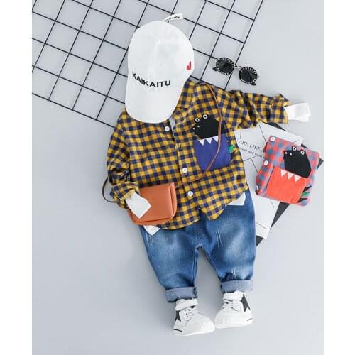Kids Clothes Toddler Boy Newest Boy Long Sleeve Clothing 2PCS Outwear Kids Clothes Set