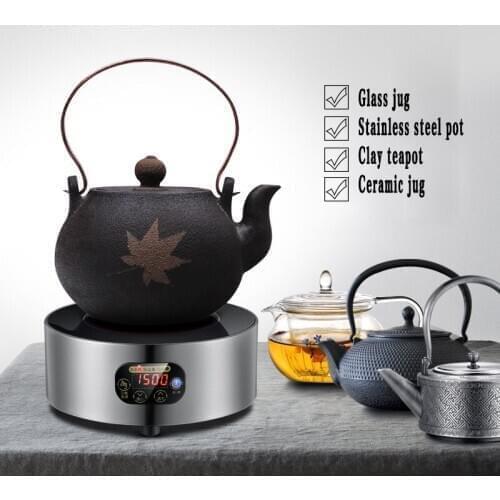 Hot Cooker Plate Mini Electric Heater Stove Tea Maker Multifunction Heater Heating Furnace Kitchen Appliance 1500W 220V