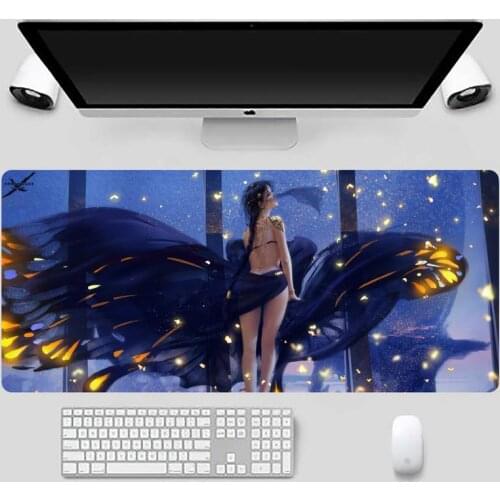 Ghost Blade Gamer Speed Mice Retail Small Rubber Mousepad X XL XXL Non slip Cushion Thickness 2mm LockEdge equal LE