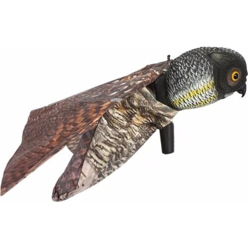 Fake Owl Ornament For Scaring Away Birds And Pests Yard Garden Decor Sculpture Scarecrow Predator Decoy Pest Repellent Lpture