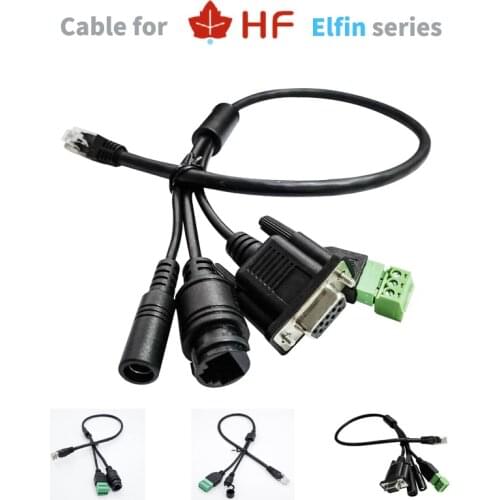 Transfer Adapter Conversion Cable for Elfin-EW10/ EW10A & EW11/ EW11A Elfin-EE10/ EE10A & EE11/ EE11A RJ45 RS232 RS485 Interface